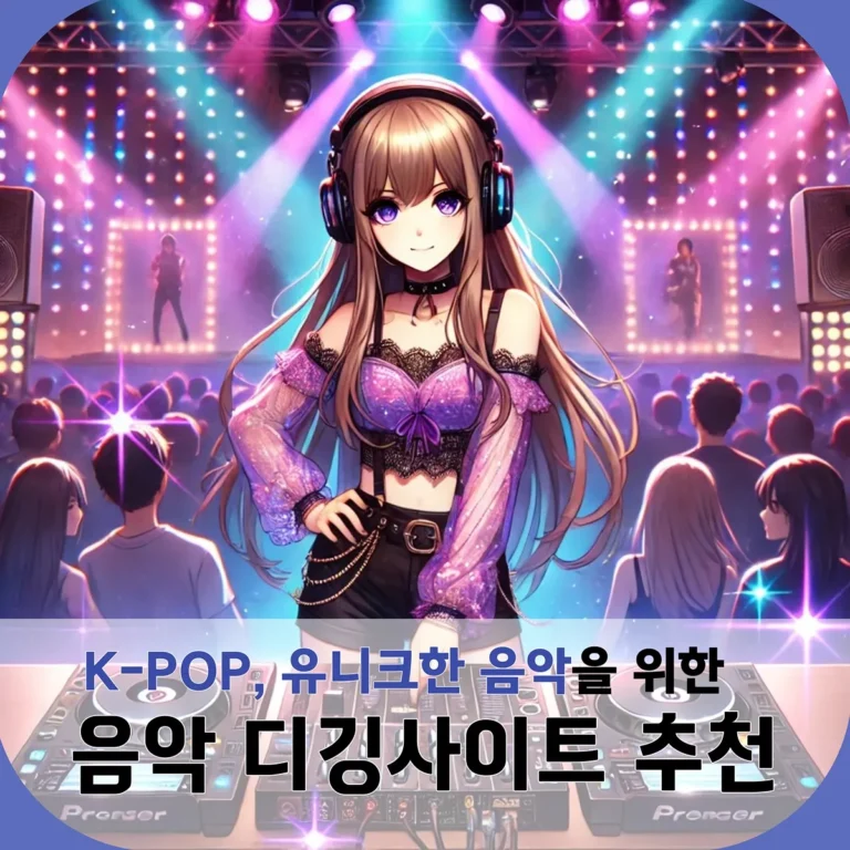 [썸네일] K-POP 디깅사이트 추천, 유니크한 디깅사이트 추천